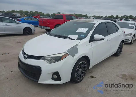 2014 Toyota Corolla S Plus from USA, damaged, VIN 5YFBURHE4EP149638